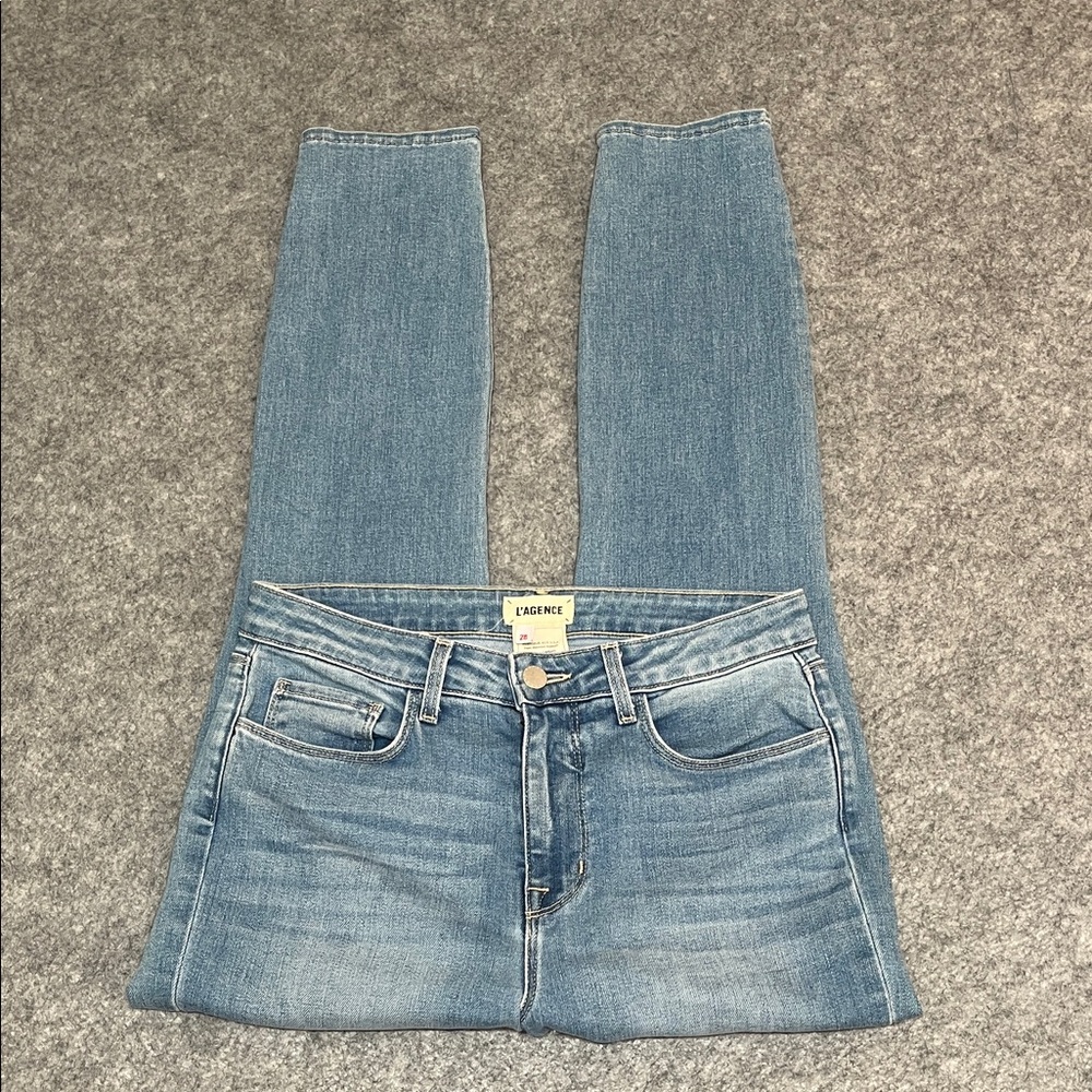 L'AGENCE Women's Light Blue Skinny Jeans